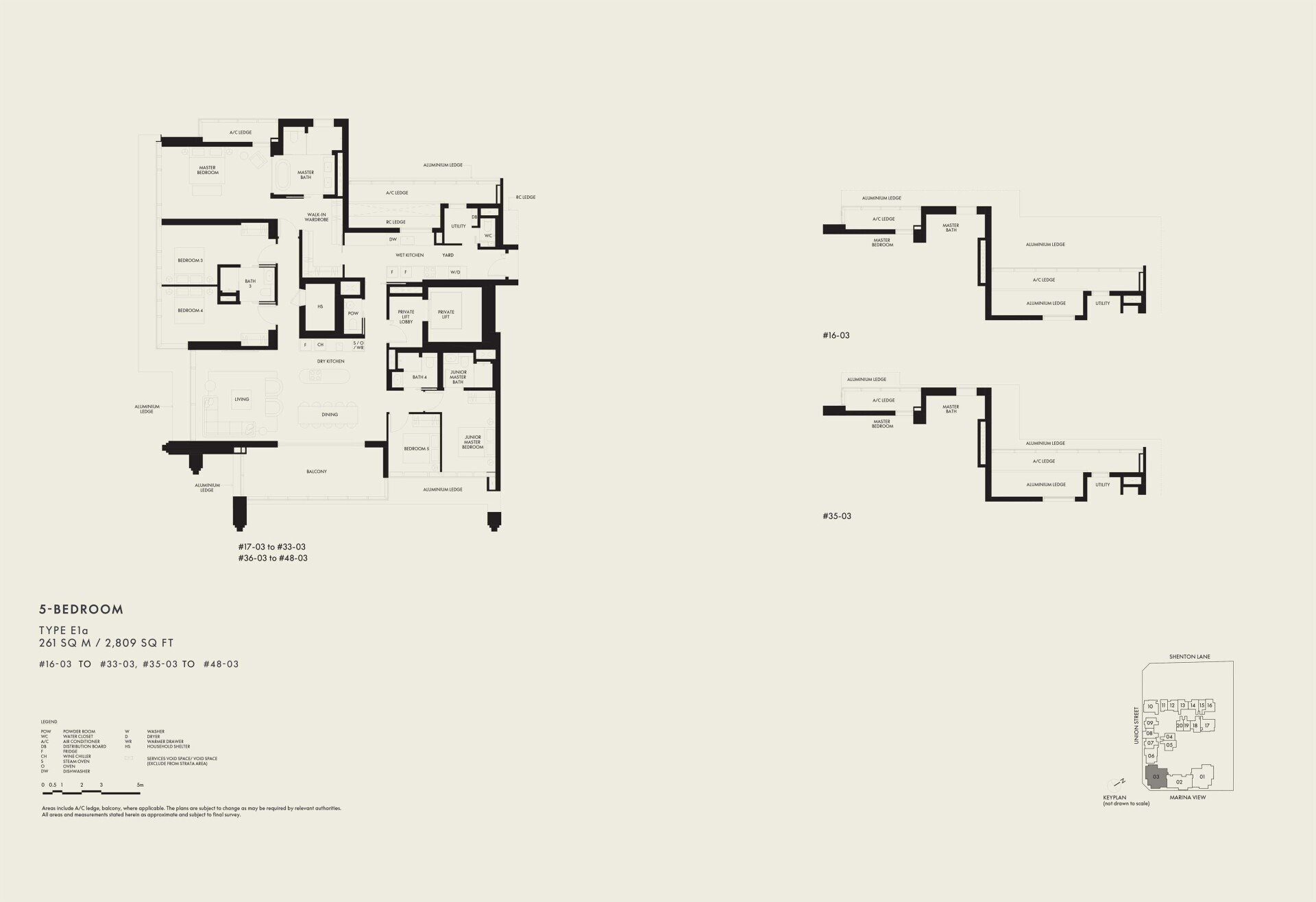 W Residences Marina View floorplan